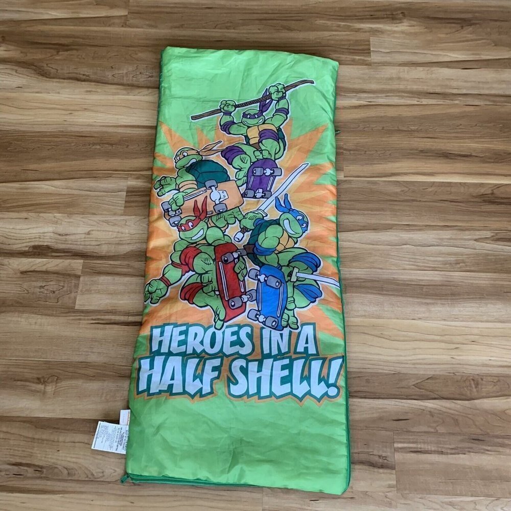 Teenage Mutant Ninja Turtle Nickelodeon Sleeping Bag 2015 Skateboard Hero